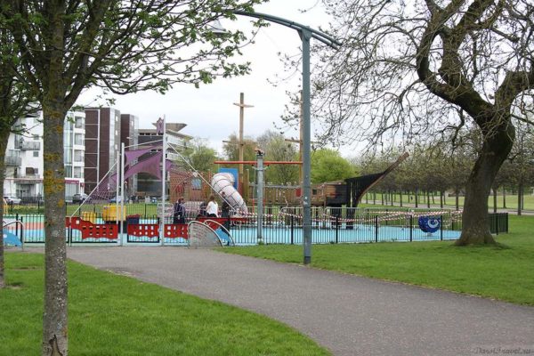 Шотландия. Глазго. Парк Глазго Грин.