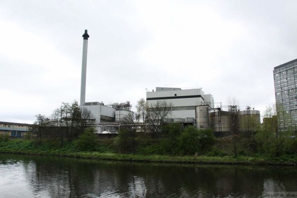 Шотландия. Глазго. Strathclyde Grain distillery.