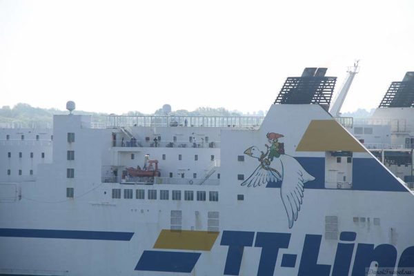 Германия. Травемюнде. Паром Nils Holgersson.